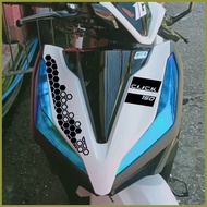 ✹ △ ㍿ Honda Click 125i 150i Honeycomb Front Fairings Sticker Decal for Motorcycle v1 v2 v3