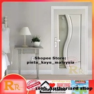 &lt; Nyatoh Frosted Glass &gt; RRG71-F Nyatoh Full Solid Door | Main Door | Pintu Kayu | Malaysia Door | Pintu rumah