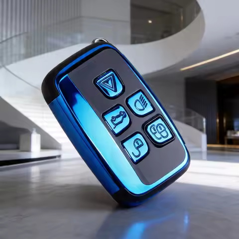 ABS Car Key Case Cover For Land Rover Range Rover Sport Discovery 3 4 Elander 2 Jaguar XE XJ XF Guit