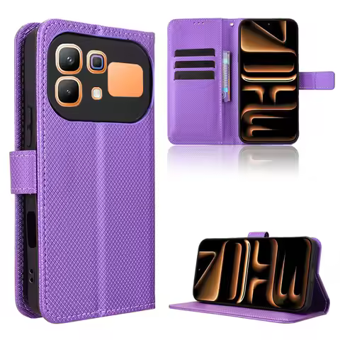 Leather Case Protect Cover For Infinix Note 60 Flip Stand Cover For Infinix Note 60 Pro Note60 Walle