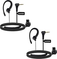 UAYESOK 1 Pin 2.5mm Radios Headset, G-type Security Earbuds Headphones for Walkie Talkie Motorola Ta
