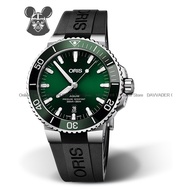 ORIS 0173377304157-0742464EB Men's Watch Aquis Date Automatic 43.50mm Rubber Strap Green *Original