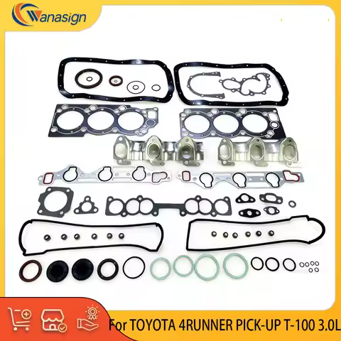 Engine Parts Full Gasket Set Fit 3.0 L V6 Gas For TOYOTA 4RUNNER PICK-UP T-100 24V SOHC GAS 3.0 L 3V