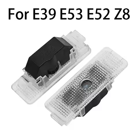 2pcs For BMW 5 Series E39 X5 E53 E52 Z8 car led Door Welcome Lights Logo Projector Ghost Shadow Lamp