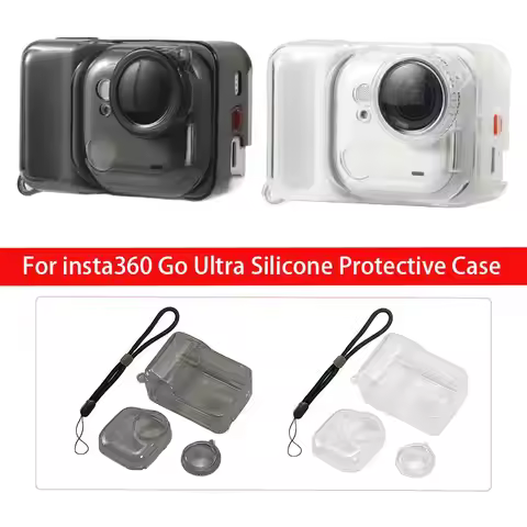 For Insta360 Go Ultra Silicone Protective Case Scratch Resistance Action Camera Protector For Insta3