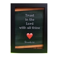 🖼 New Christian Decorative Bible Verse Frame, Home Decoration, Standing Photo Frame, Christian Poste