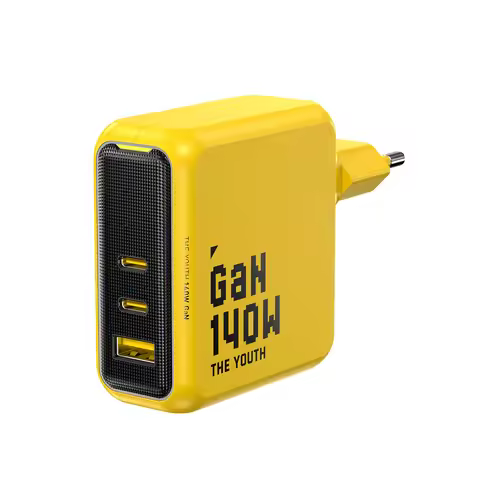 AOHI Youth 140W GaN Charger PD3.1 3-Port Type C Quick Charge For Macbook Pro Laptop USB Fast Charger