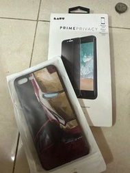 Iphone 8 plus case + tempered glass privacy