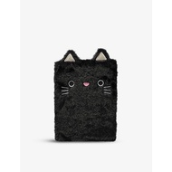 (PO) PAPERCHASE Cattitude faux-fur A5 notebook 22cm x 15cm