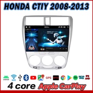 AO HONDA CITY 08-13 จอแอนดรอย 10 นิ้ว นิ้ว android จอติดรถยนต์ วิทยุติดรถยนต์ 2DIN IPS FULLHD YOUTUBE WIFI GPS MP4 MP3 APPLE CARPLAY เครื่องเสียงรถยนต์ จอติดรถยนต์RAM/ROM 2+16 / 2+32 / 4+64