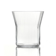 Songde Glass Katachi Y-02 Straight Grain Crystal 280ml Wine Whiskey Sake Lead-Free Made In Japan