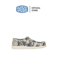HEYDUDE รองเท้าลำลองผู้ชาย WALLY PALM JUTE รุ่น HD 43087-0OF - EGRET/CLOUD BLUE