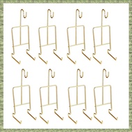 8 Pieces Tea Cup and Saucer Display Stand Holder Cup Saucer Holder Pack for Kitchen Plate for China 