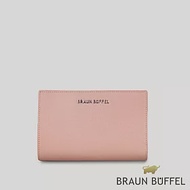 【BRAUN BUFFEL 德國小金牛】台灣總代理 萊納斯 11卡RFID防盜兩折長夾/BF835-502-MP