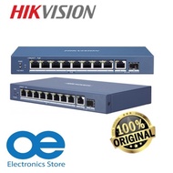 HIKVISION DS-3E0510P-E 8 Port Gigabit Unmanaged PoE Switch With 6KV Surge Protection.