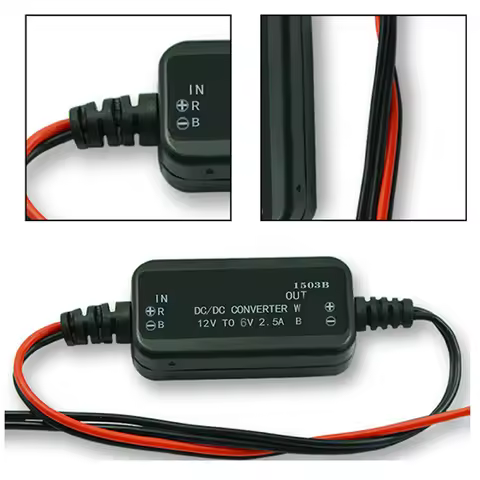 12V To 6V Converter DC Voltage Reducer Outdoor Applications Compact Size For Tight Spaces Maximum Cu