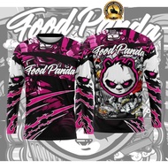 [In stock] 2023 design  FOOD PANDA LONGSLEEVE DRIFIT (FULL SUBLIMATION) 3D Cycling Jersey  T-Shirt Breathable Tee，Contact the seller for personalized customization of the name