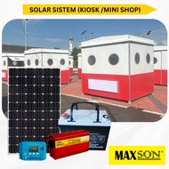 CRILIGHT PACKAGE SOLAR 50W BATTERY 216 Watt Hours 230V INVETER 500W 12V DC CAJ HANDFONE LAMPU BULB