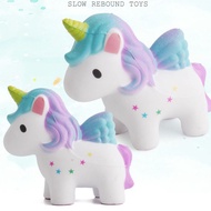 New Arrival Simulation Slow Rebound Unicorn Pegasus squishy Pinch Music Children Vent Decompression Toy Student Gift