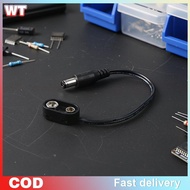 [WT] 9V Battery Clip Converter DC Male Ja Plug Power Cable Corrosion Resistant for Guitar Studio Rec