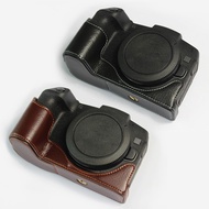 Genuine Real Leather Half Camera Case Grip Hand Strap For Canon EOS RP