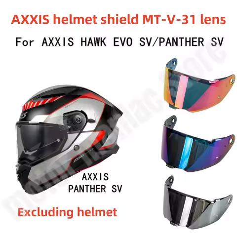 AXXIS Helmet Shield MT-V-31 Lens Adaptation AXXIS HAWK EVO SV/PANTHER SV Helmet Color Lens Helmet Vi