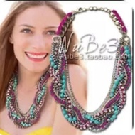 Jcrew Vintage Gypsy Fancy costume Jewelry Necklace