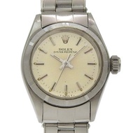 【日本直送】ROLEX Oyster Perpetual 女仕機械錶 cal.1161 6618 不鏽鋼 自動上鍊 指針式顯示 銀色錶盤【二手】