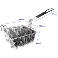 Taco Fryer Basket, Taco Shell Fryer, Holds 4 Shells Deep Fryer Taco Holders Basket with Grip Handle 