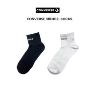 CONVERSE Middle Socks ถุงเท้า คอนเวิร์ส แท้