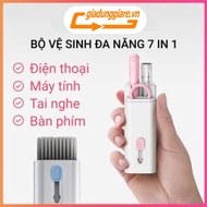 Dụng cụ vệ sinh bàn phím máy tính lau điện thoại tai nghe sạch bụi thiết bị đa năng cầm tay 7 in 1 -