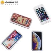 DONOVAN 1:12 Miniature Phone, 1:12 Decoration Dollhouse Mobile Phone Model, Mini Doll Phone Dollhous