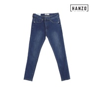 HANZO Men Skinny Fit Long Jeans 106995 JL8828-22 - Blue