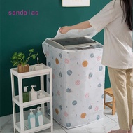 Washing Machine Cover Washer Dryer Cover With Cartoon Pattern Waterproof Dustproof Sunscreen Dust Proof Cover