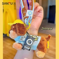 Dachshund Puppy Camera Keychain Creative Trendy Student Bag Pendant Glasses Dog Repair Claw Machine 