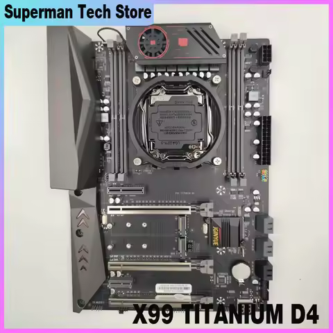 X99 TITANIUM D4 LGA2011 DDR4 128G ATX Motherboard For JGINYUE