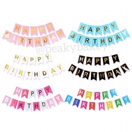 🔥STOCK CLEARANCE🔥 [Below RM1] Happy Birthday Banners Flags