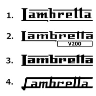Die-Cut sticker PVC lambretta