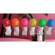 COLORFUL BED LAMP BULB + 3 WATT SWITCH PLUG FITTING