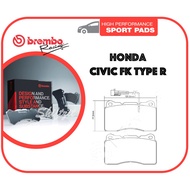 BREMBO HP2000 Front Brake Pads - Honda Civic FK Type R