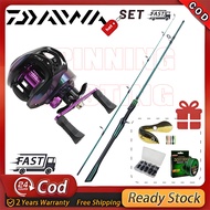DAIWA Pancing Mancing Casting 1 Set Murah Casting Set Joran Pancing Set Fishing Rod Set Rod Casting