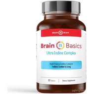 Brain Basics Ultra Iodine Complex Supplement for Thyroid Support, Iodine and Potassium Iodide in One