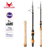 PURELURE NEW Telescopic Rod 1.86m 2.10m ML Power BFS 7ft Travel Rod Trout Spinning Casting Solid Tip