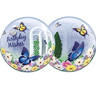 22" Qualatex Birthday Wishes