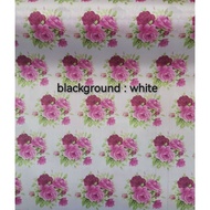 (meter)organza cloth/kain decoration/kain balut hantaran,polyform,album,dulang dll