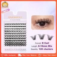 120 Individual Cluster Natural Segmented False Eyelashes Extensions Mink Mixed Eyelash