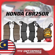 HONDA CBR250R DISC BRAKE PAD (FRONT/REAR/FRONT*ABS) CBR250 R CBR 250R