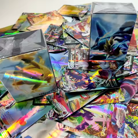 2025 New Pokemon Cards in English GX VMAX Holographic Charizard Cards GX V VSTAR Best Christmas Chil