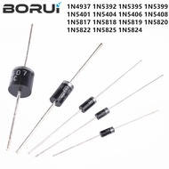 100pcs 1N4937 1N5392 1N5395 1N5399 1N5401 1N5404 1N5406 1N5408 1N5817 1N5818 1N5819 1N5820 1N5822 1N