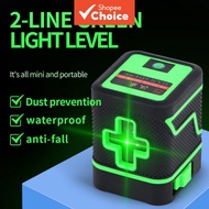 Self-Leveling 2-Line Laser Level Horizontal & Vertical Cross Super Powerful Green Laser Beam Line 1P